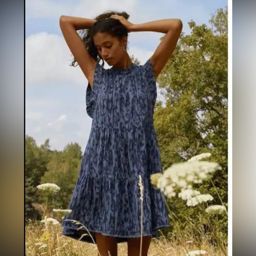 Anthropologie Jenee Tiered Tunic Dress